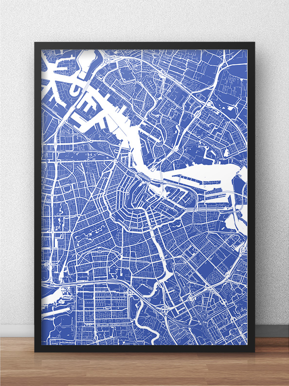 карта Амстердам